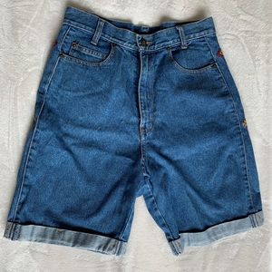 Denim shorts